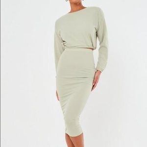 Missguided co-ord skirt & shirt set